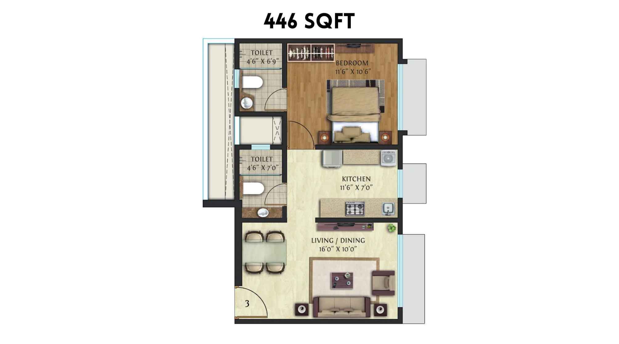 Crescent-Nexus-Floor-Plan-1-BHK-446-Sqft
