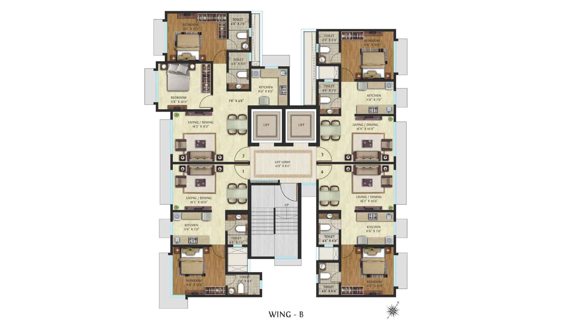 Crescent-Nexus-Floor-Plan-Wing-B