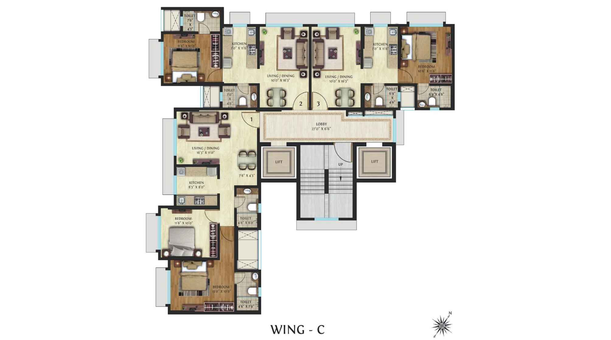 Crescent-Nexus-Floor-Plan-Wing-C