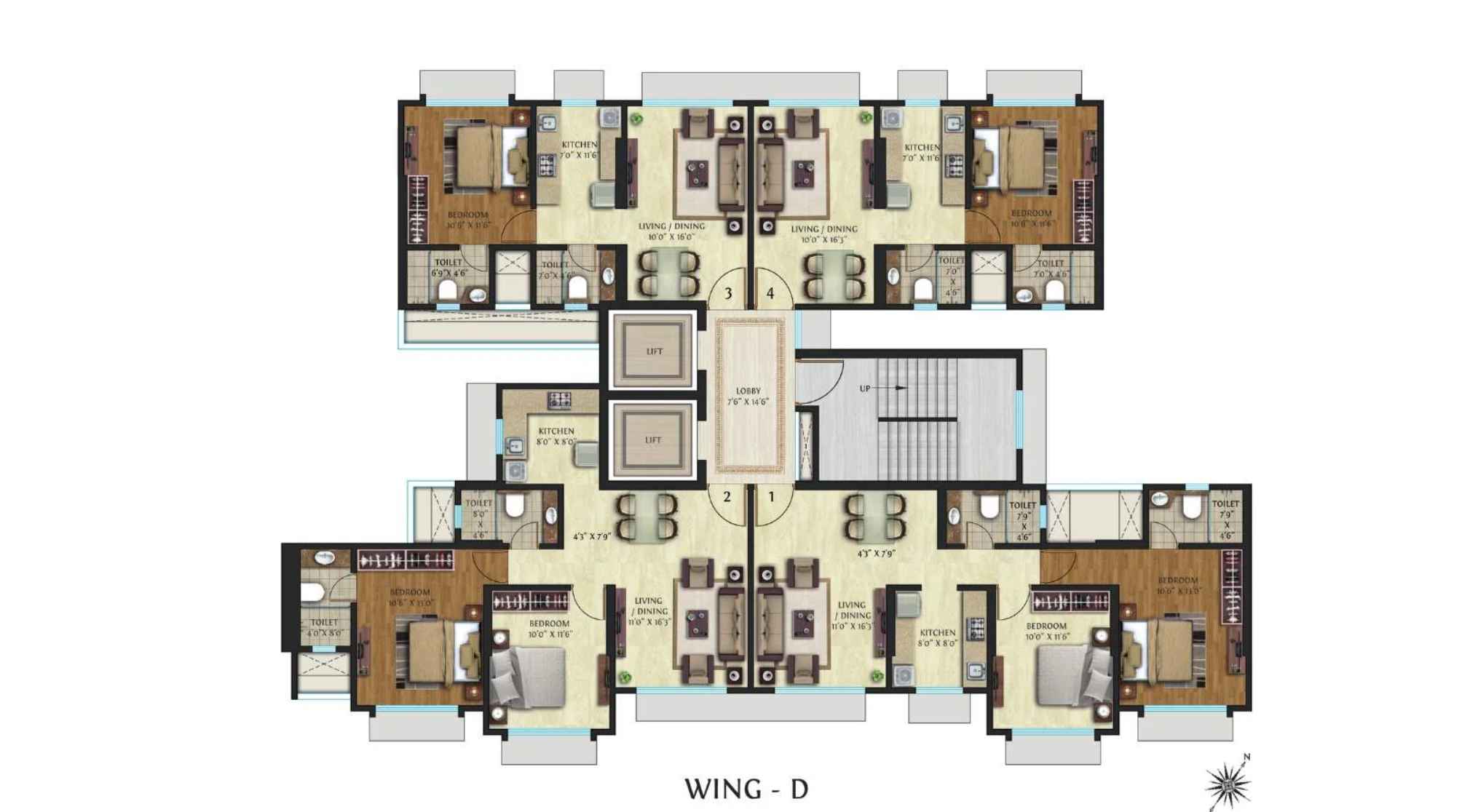 Crescent-Nexus-Floor-Plan-Wing-D