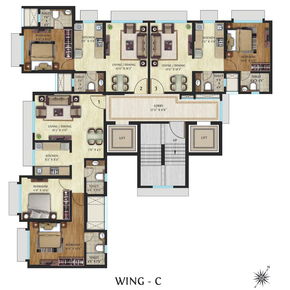 Crescent-Nexus-Floor-Plan-Wing-C